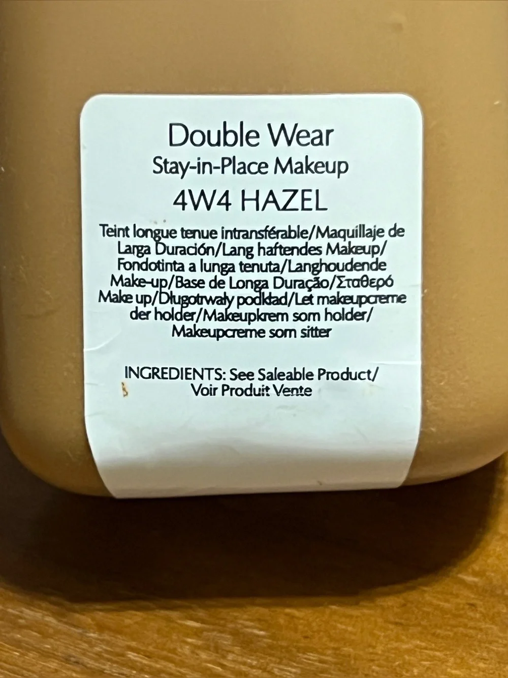 Estee Lauder Double Wear Foundation Original Formula 4W4 Hazel